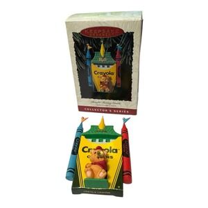 Hallmark Keepsake Bright Shining Castle Christmas Ornament Crayola Crayons 1993